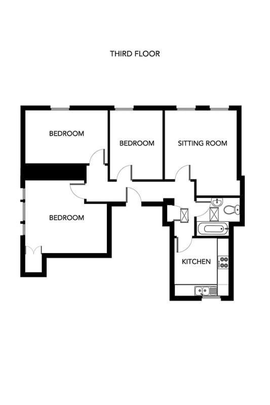 Beautiful Character 3 Bed City Centre Apartment Bath Kültér fotó